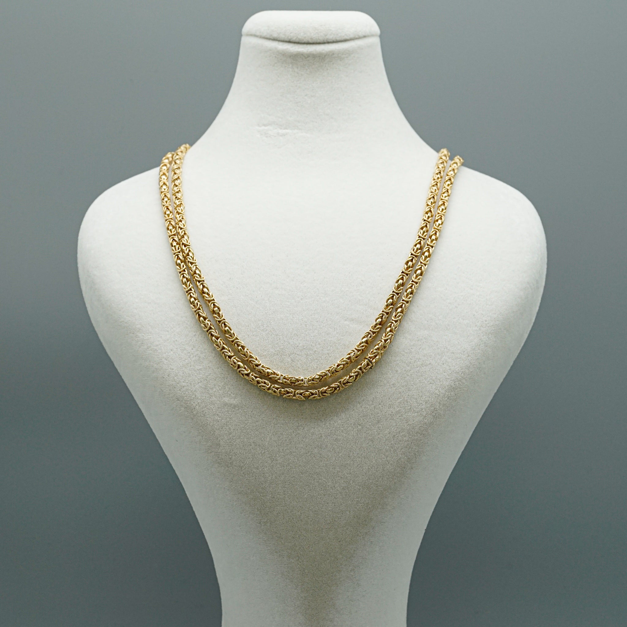 Herren Halskette 14 Karat 585 Gelbgold - Königskette